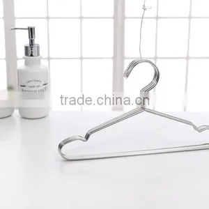 Non Slip Bar Short Metal Stainless Steel Clothes Hanger thumbnail-3