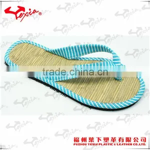 Zebra Stripe Straw Flipflops thumbnail-1