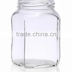 Big Quantity Airtight Square Glass Jars Wholesale thumbnail-3