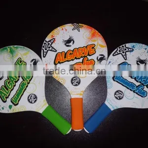 Cutomized Wooden Beach Rackets, Wooden Beach Tennis Racket thumbnail-1