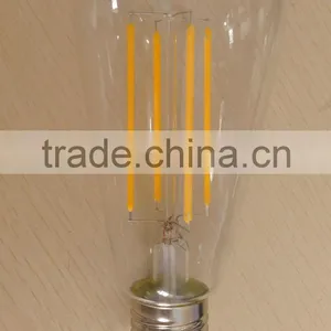 Gold Tinted Led Filament Bulb Long Filament ST64 Quality Choice thumbnail-4