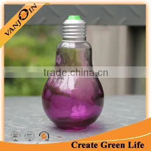 Glass Light Bulb Flower Vase, Stem Holder Collection thumbnail-2