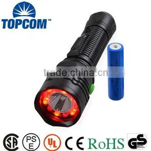 Rechargeable Signal LED Flashlight / Traffic LED Flashlight Rechargeable With Clip thumbnail-1