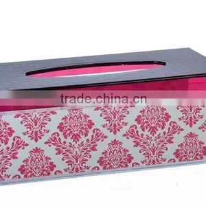 Facial Tissue Box Restaurant Napkin Holder The Custom Printed Tissue Box thumbnail-1