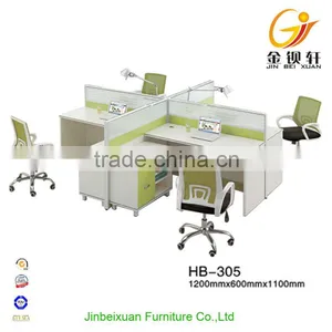 Wooden Desk Cubicle Office Furniture Workstation thumbnail-1