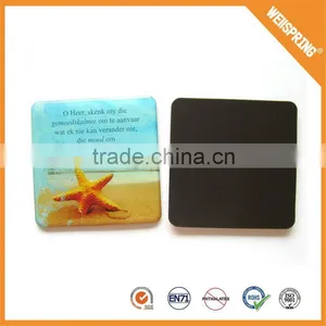15-00215 Wenzhou Fridge Ceramic Frog Magnet Rectangle Fridge Magnets in Metallized Printing thumbnail-1