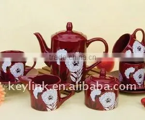 15pcs Ceramic Coffee Set thumbnail-1