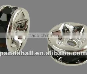 Wholesale Rondelle Crystal Rhinestone Beads Jewelry(RSB039NF-04) thumbnail-1