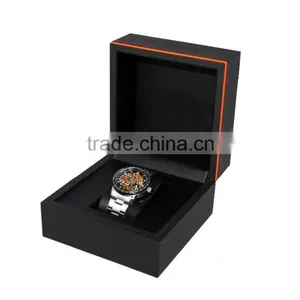 Luxurious Wooden Watch Box/Black Paper Watch Box for Single Watch thumbnail-2
