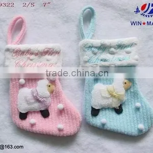 6" Mini Baby Christmas Stocking thumbnail-1