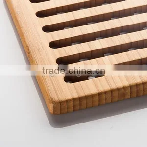 Table Mat Coaster Square Bamboo Coaster thumbnail-2