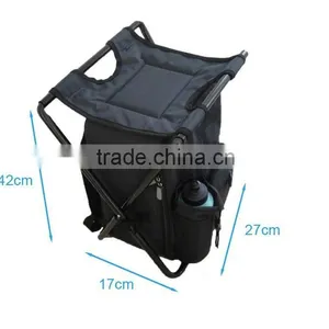 High Quality Fashion Oxford Black Camping Hiking Backpack Fishing Folding Chair Cooler Bag HWY009 thumbnail-2
