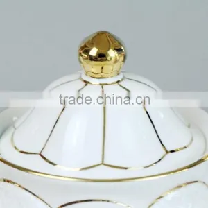 China Wholesale Antique Ceramic Jar, Ceramic Jars White for Sugar thumbnail-4