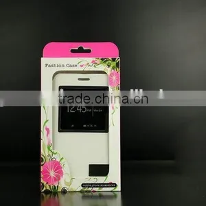 New Customized Design Luxury Cardboard Cell Phone Case Packaging With PVC Window thumbnail-1