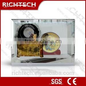 Richtech Transparent LCD Glass Display Cabinet With Video Advertising thumbnail-1