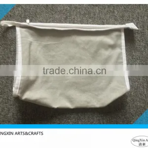 Printed Promotional Cotton Fabric Cosmetic Bag With Handle thumbnail-1