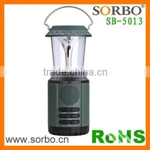 Solar Hand Crank Radio Lantern With Power Output thumbnail-3