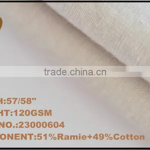 Good Quality Ramie and Cotton Interwoven Fabric Yarn Dyed Fabric for Dress Shirt thumbnail-2