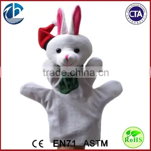 Custom Rabbit Hand Puppet / Soft Plush Rabbit Hand Puppet / Animal Shaped Plush Hand Puppet thumbnail-1