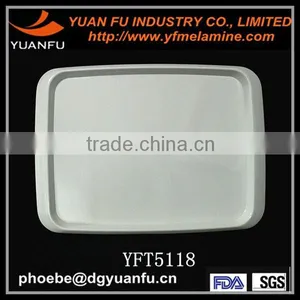 Good Quality Melamine Two-tone Indian Serving Tray thumbnail-1