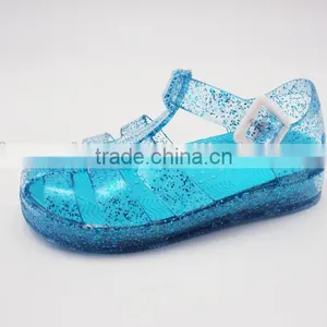 Clear PVC Jelly Sandals With Glitter for Children Quality Choice thumbnail-2