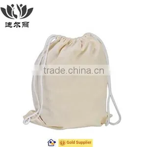 Wholesale Large Cotton Custom Printed Drawstring Laundry Bag thumbnail-1