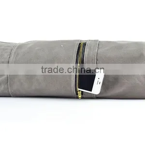 Pilates & Yoga 100% Canvas Mat Bag Yoga Mat Bag With Cargo Pocket thumbnail-6