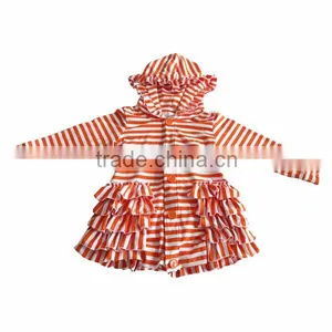 Wholesale 2016 Ruffled Kids Outerwear Baby Girl Long Coats Toddler Girl Coats thumbnail-5