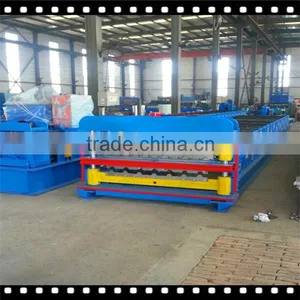 0.25-0.8mm Thickness IBR and Corrugated Double Layer Sheet Roof Panel Roll Forming Machines thumbnail-1