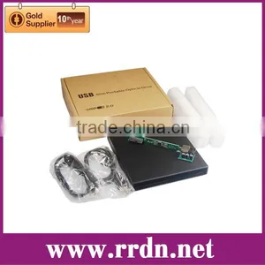 External Blueray DVD RW Burner Drive With USB2.0 Plastic Enclosure Case thumbnail-1