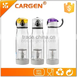 OEM 700ml Plastic Clear Tea Filter Water Bottle thumbnail-2