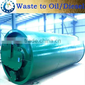 SCRAP TYRE TO FUEL OIL PYROLYSIS EQUIPMENT FOR 50% OIL YIEKD RATE thumbnail-3