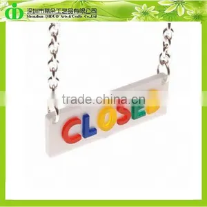 DDB-0038 ISO9001 Shenzhen Factory Wholesale SGS Test Hanging Open Closed Sign thumbnail-1