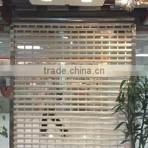 Aluminum Grille Roller Shutter Security Shop Door for Commercial Usage thumbnail-5