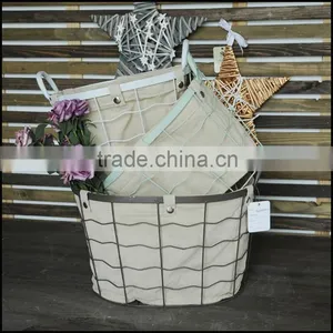 Wholesale Blue Wire Storage Baskets thumbnail-1