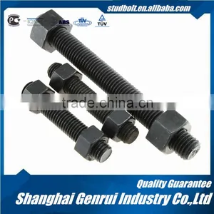 High Quality Black Color 1/4 -4 Inch Astm A193stud Bolt b7 thumbnail-3