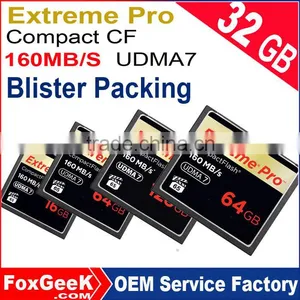 Blister Packing Extreme Pro CompactFlash CF Card UDMA7 160MB/s Speed CF Memory Card 64 128 256 GB Micro 4K Camera Video thumbnail-1