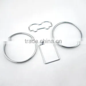 Chrome Dial Ring Surrounds for vw Golf Mk4 Parts thumbnail-3