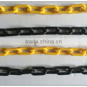 8mm Yellow and Black Safety Plastic Chain thumbnail-2