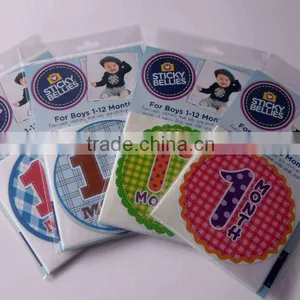 Fancy Baby Boy Belly Milestone Stickers thumbnail-1