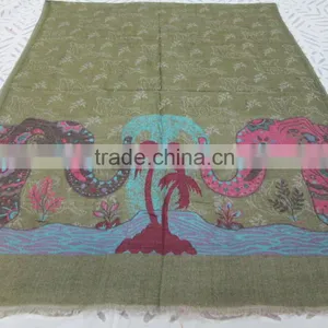 JUNGLE CASHMERE PASHMINA TEXTILE thumbnail-1
