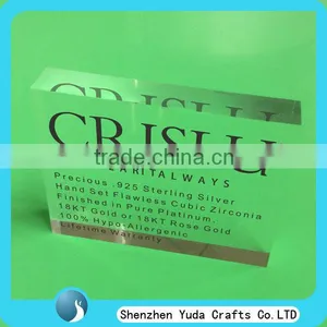 Customized Transparent Printed Acrylic Block Crafts Wholesale Best Christmas Gift Custom Made in China thumbnail-1