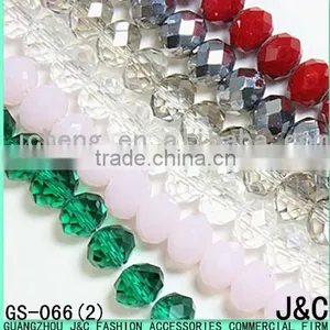 8mm All Kinds of Color Flat Shaped Glass Beads thumbnail-3