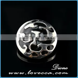 Silver Fashin Buttons Charms Snap Bracelets for Sale thumbnail-2