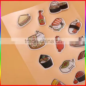 Bake Food Deisgn Cute Epoxy Stickers for Kids thumbnail-2
