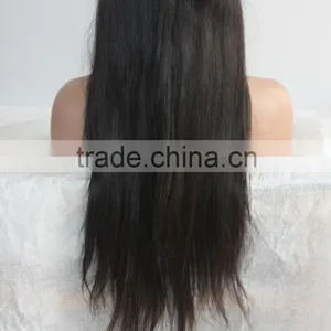Hot Selling Long Straight Hair Wig Real Brazilian Full Lace Wigs Human Hair thumbnail-5