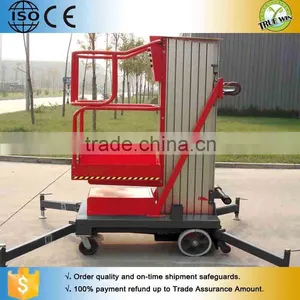 Good Quality 8 Meter 0.1ton Single Post Aluminium Alloy Lifter thumbnail-4