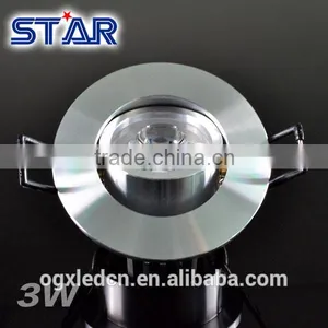 Universal 110v 3w Surface Mounted Round Non Waterproof Led Ceiling Grip Light Fixture thumbnail-1