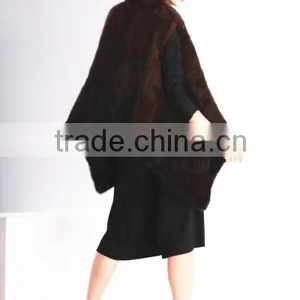 Fashion Genuine Knitted Mink Fur Vest for Women MV01 thumbnail-3