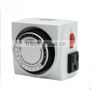 Hydroponics 24 Hours Daily Mechanical Switch Timer thumbnail-1